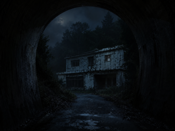 니가타 하얀집 괴담 (新潟 ホワイトハウス) — 철창 너머의 여자.png