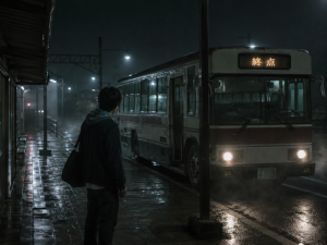 일본 괴담 사라진 심야버스, 새벽 1시 45분에 나타나는 죽음의 버스